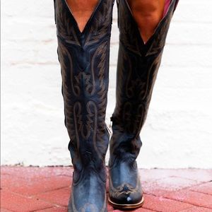 Southern Fries Chics WIDE CALF cowboy boots